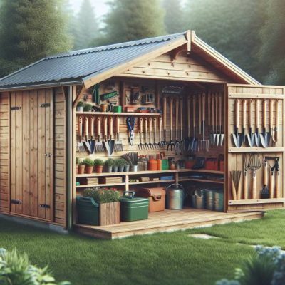 Rangement optimal : comment construire un abri de jardin en bois pour vos outils