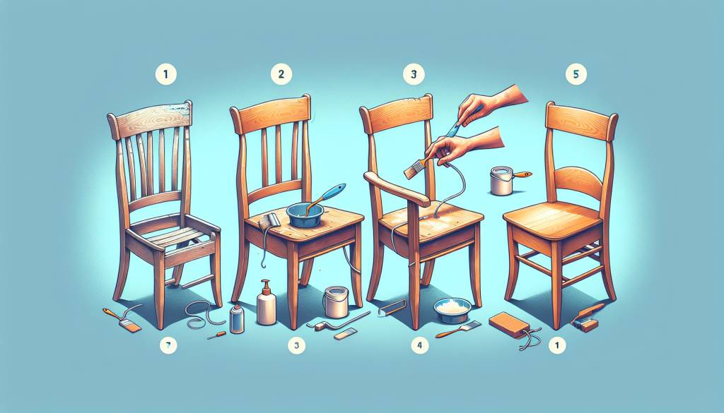 Restauration simplifiée : comment rénover une vieille chaise en bois en 5 étapes faciles