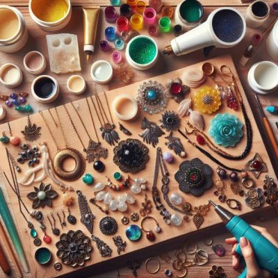 Artisanat créatif : création de bijoux en résine époxy un guide complet