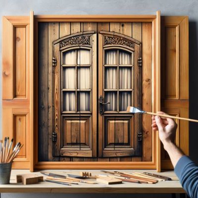 Miroir avec histoire : restaurez une vieille fenêtre en bois pour en faire un miroir décoratif