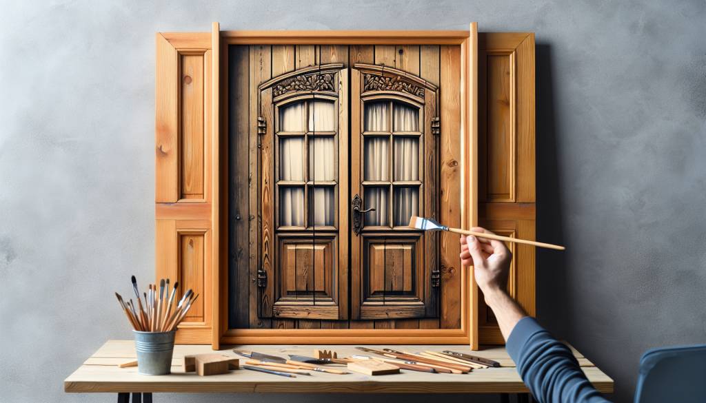 Miroir avec histoire : restaurez une vieille fenêtre en bois pour en faire un miroir décoratif