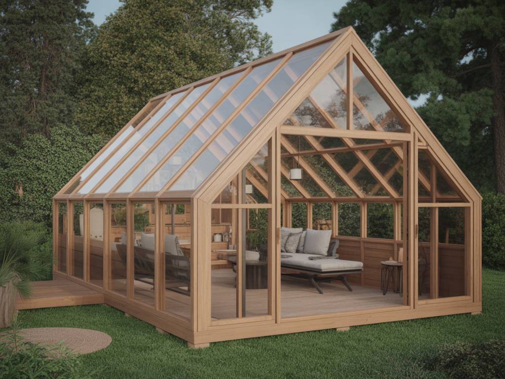 Construire une verrière d’intérieur en bois et verre pour séparer sans cloisonner