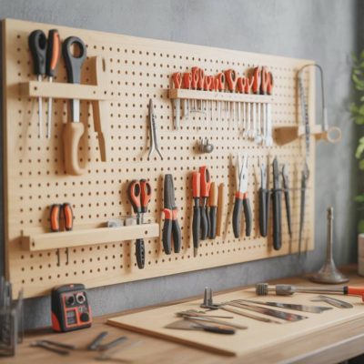Fabriquer un tableau perforé mural pour organiser vos outils de bricolage