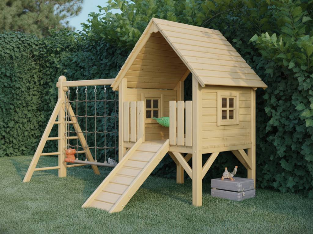 Construire une cabane pour enfants en bois dans le jardin : sécurité et amusement garantis