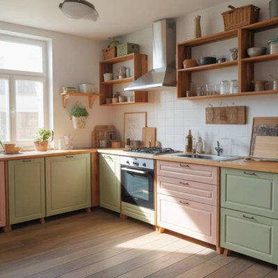 Fabriquer un îlot de cuisine en bois recyclé avec rangements intégrés